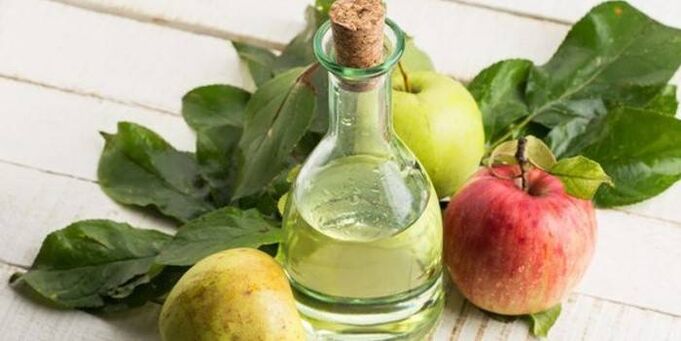 ābolu sidra etiķis pret nagu sēnīti